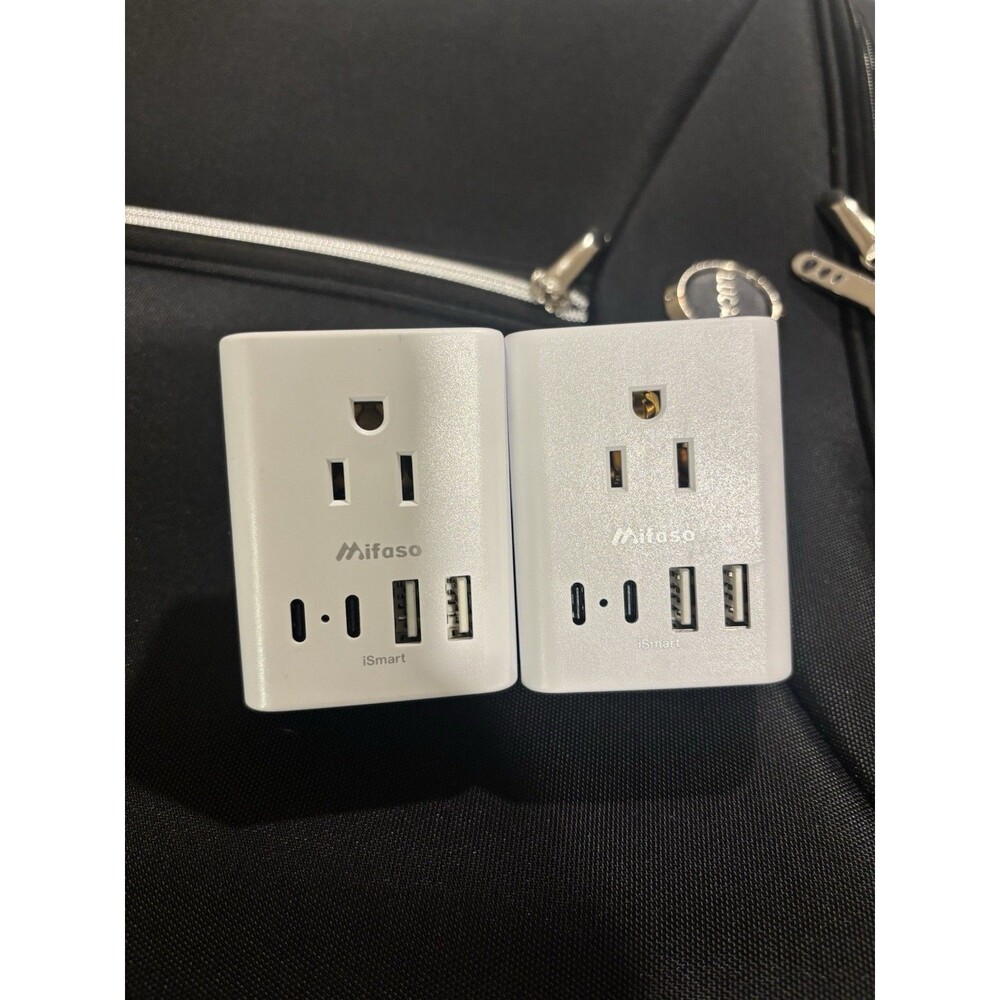 2 Pack Australia New Zealand Power Plug Adapter, Australia Travel Adapter with 3